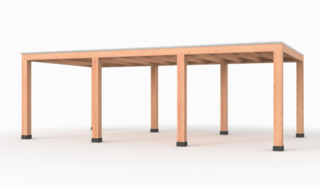 Douglas overkapping, 407 x 869 cm Verando, Living